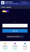 How huobi.vn looks like on a mobile device such as an iPhone.