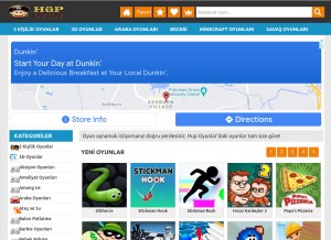 How hupoyunlar.com looks like on a tablet such as an iPad.
