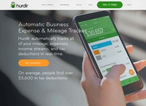 How hurdlr.com looks like on a tablet such as an iPad.
