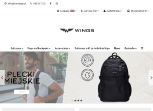 How hurtowniawalizek.com looks like on a tablet such as an iPad.