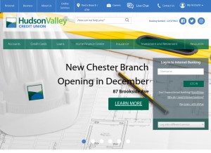 How hvfcuonline.org looks like on a tablet such as an iPad.