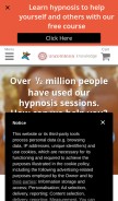 How hypnosisdownloads.com looks like on a mobile device such as an iPhone.