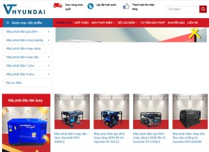 How hyundaivietthanh.com looks like on a tablet such as an iPad.