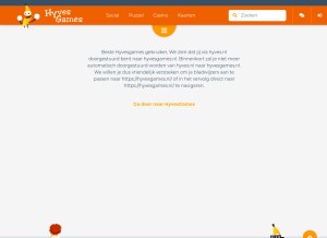 How hyves.nl looks like on a tablet such as an iPad.