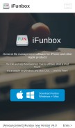 How i-funbox.com looks like on a mobile device such as an iPhone.