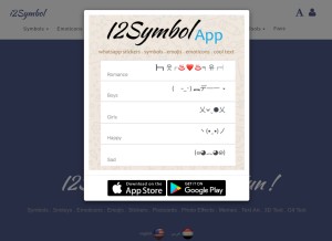 How i2symbol.com looks like on a tablet such as an iPad.