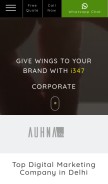 How i347.in looks like on a mobile device such as an iPhone.
