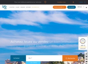 How iadfrance.fr looks like on a tablet such as an iPad.