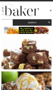 How iambaker.net looks like on a mobile device such as an iPhone.