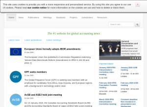 How iasplus.com looks like on a tablet such as an iPad.