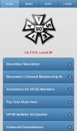 How iatselocal80.org looks like on a mobile device such as an iPhone.