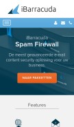 How ibarracuda.nl looks like on a mobile device such as an iPhone.