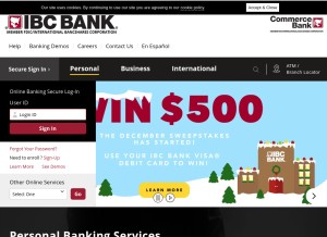 How ibc.com looks like on a tablet such as an iPad.