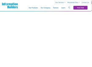 How ibi.com looks like on a tablet such as an iPad.