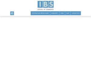 How ibsedu.in looks like on a tablet such as an iPad.