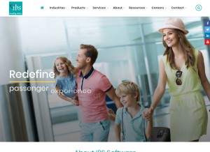 How ibsplc.com looks like on a tablet such as an iPad.