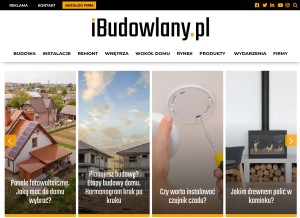 How ibudowlany.pl looks like on a tablet such as an iPad.