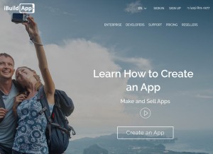 How ibuildapp.com looks like on a tablet such as an iPad.