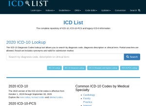 How icdlist.com looks like on a tablet such as an iPad.