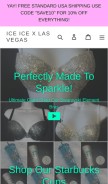 How iceicelasvegas.com looks like on a mobile device such as an iPhone.