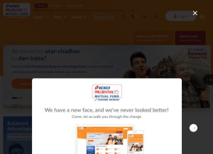 How icicipruamc.com looks like on a tablet such as an iPad.