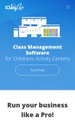 How iclasspro.com looks like on a mobile device such as an iPhone.