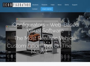 How iconfigurators.app looks like on a tablet such as an iPad.