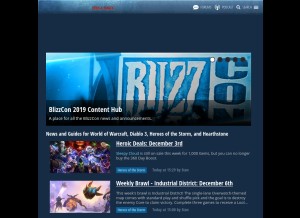 How icy-veins.com looks like on a tablet such as an iPad.