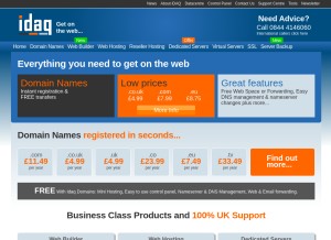 How idaq.com looks like on a tablet such as an iPad.