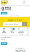 How ideacellular.com looks like on a mobile device such as an iPhone.