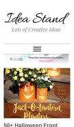 How ideastand.com looks like on a mobile device such as an iPhone.