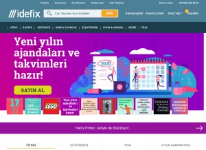 How idefix.com looks like on a tablet such as an iPad.