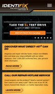 How identifix.com looks like on a mobile device such as an iPhone.