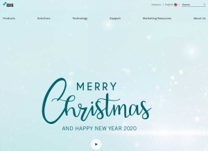 How idisglobal.com looks like on a tablet such as an iPad.