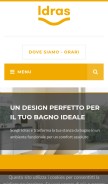 How idras.com looks like on a mobile device such as an iPhone.