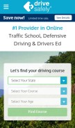 How idrivesafely.com looks like on a mobile device such as an iPhone.