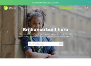 How idtech.com looks like on a tablet such as an iPad.