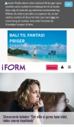 How iform.dk looks like on a mobile device such as an iPhone.