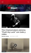 How iheartradio.mx looks like on a mobile device such as an iPhone.