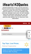 How ihearts143quotes.com looks like on a mobile device such as an iPhone.