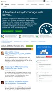 How iis.net looks like on a mobile device such as an iPhone.