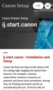 How ij-start-cannon1.sitey.me looks like on a mobile device such as an iPhone.