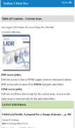 How ijdr.in looks like on a mobile device such as an iPhone.