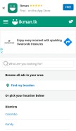 How ikman.lk looks like on a mobile device such as an iPhone.