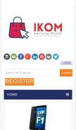 How ikomsellingpoint.com looks like on a mobile device such as an iPhone.
