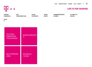 How ikp.pl looks like on a tablet such as an iPad.