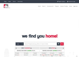 How ilaan.com looks like on a tablet such as an iPad.