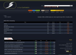 How ilcorsaronero.pizza looks like on a tablet such as an iPad.