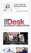 How ildesk.it looks like on a mobile device such as an iPhone.