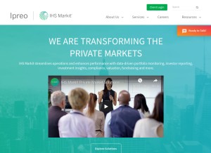 How ilevelsolutions.com looks like on a tablet such as an iPad.